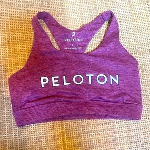 Peloton heathered strappy bra